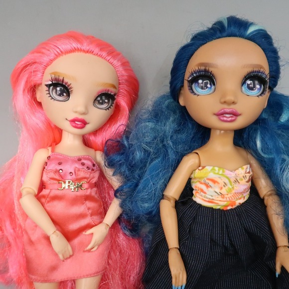 MGA Entertainment Other - RAINBOW HIGH Series 5 Priscilla Perez Pink & Skyler Bradshaw Blue Doll Lot 2020